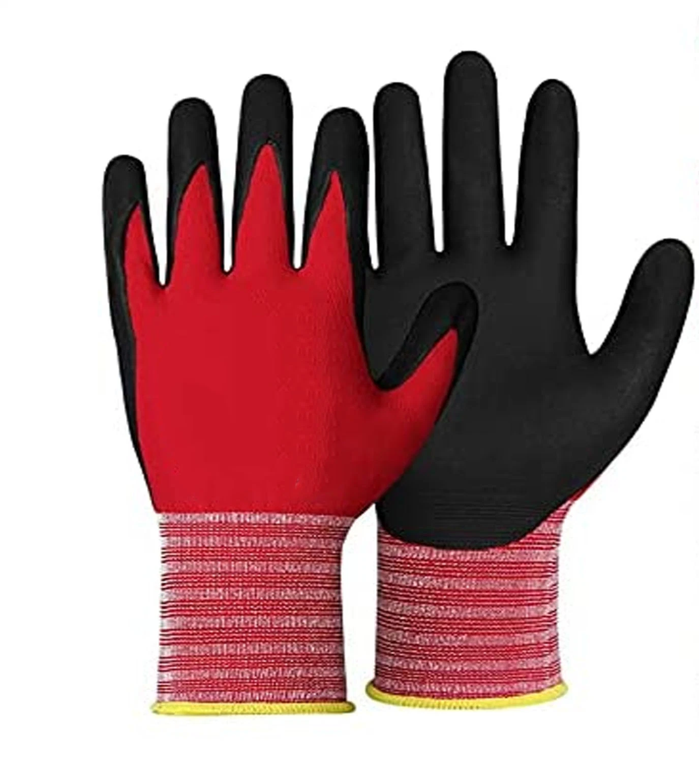 Breathable High Abrasion Micro Foam Nitrile Coated Glove with PU Good Grip Glove Arbeitshandschuhe