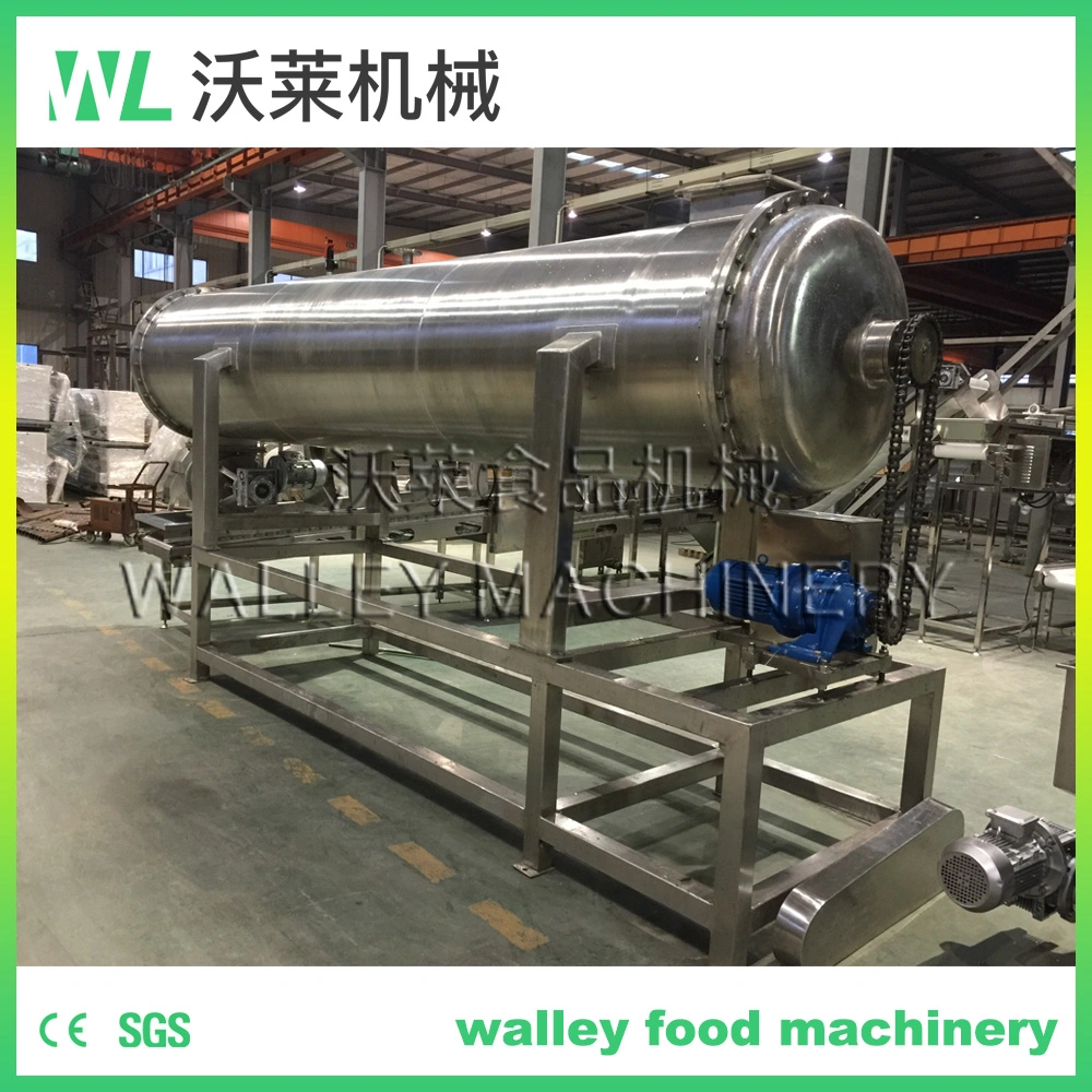 Vegetable Steam Cooker Spiral Blanching Machine for Fruit