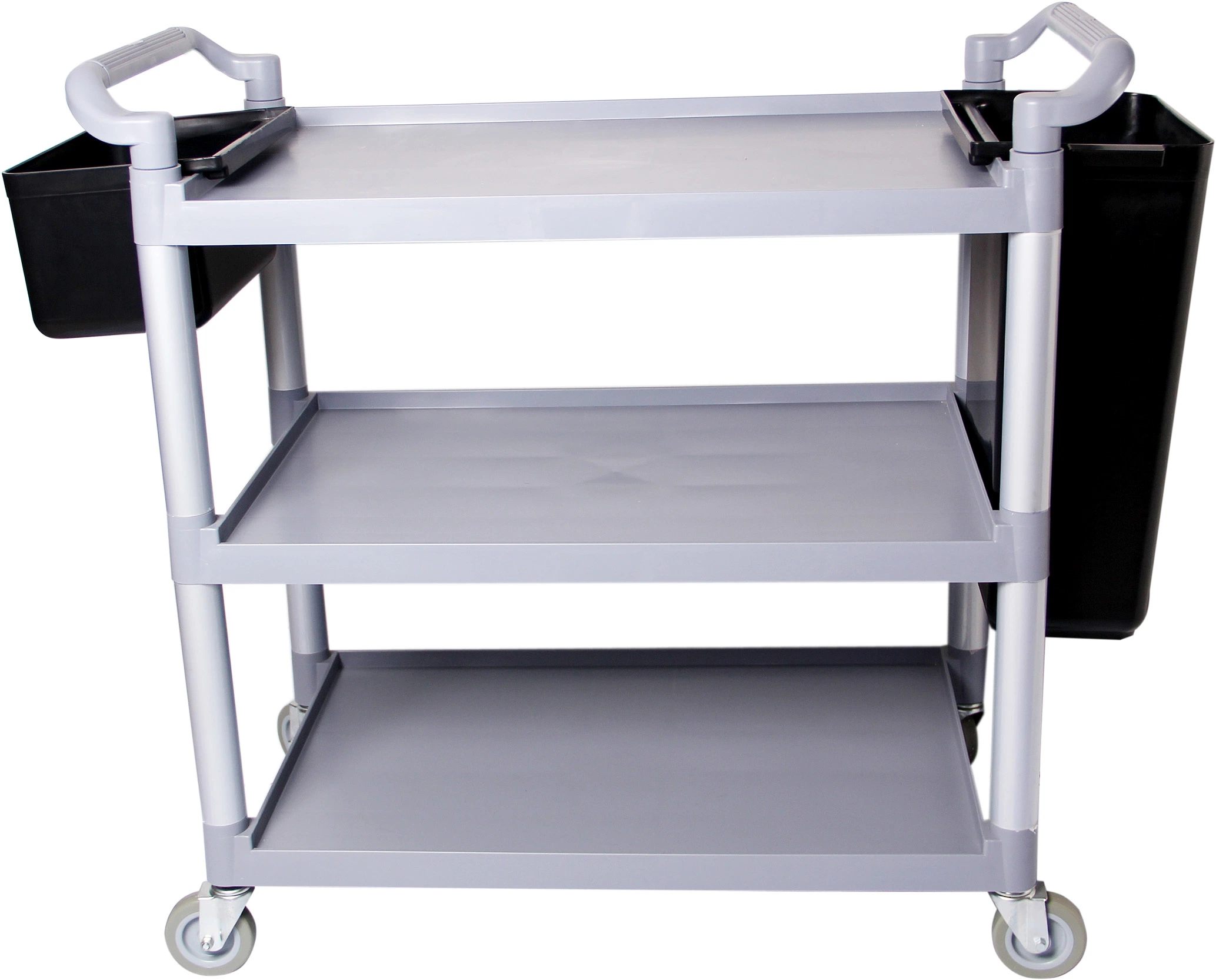 H0403 Hotel Restaurant Tavern Plate Collect Cleaning Trolley Plastic Kitchenware Food Collecting Cart