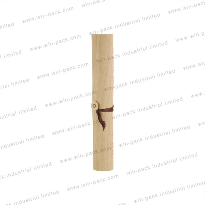 Winpack Fashionable Packing Long Wood Bottle Make up Box for Cosmetic Use Gift Box Packaging Box
