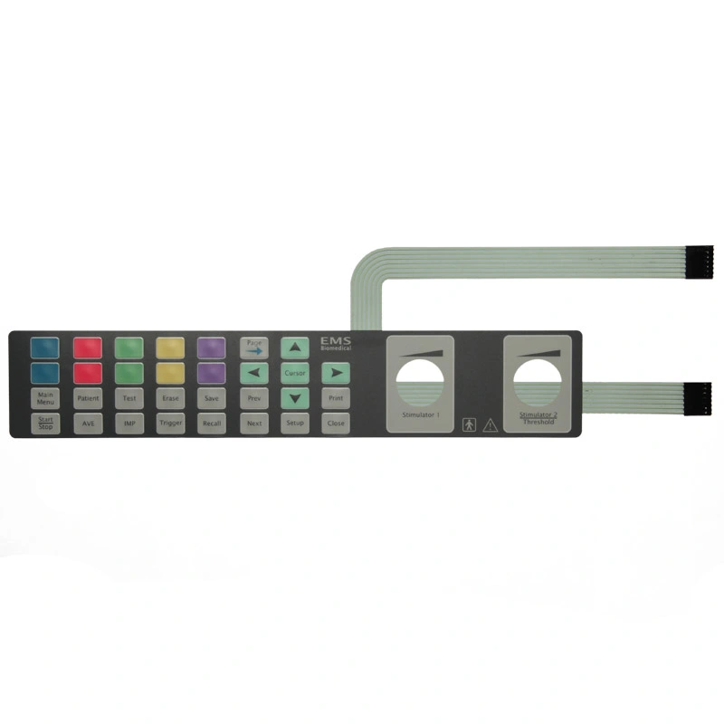 Impression Circuit Bouton-Poussoir Contrôle Clavier Commutateur Membrane