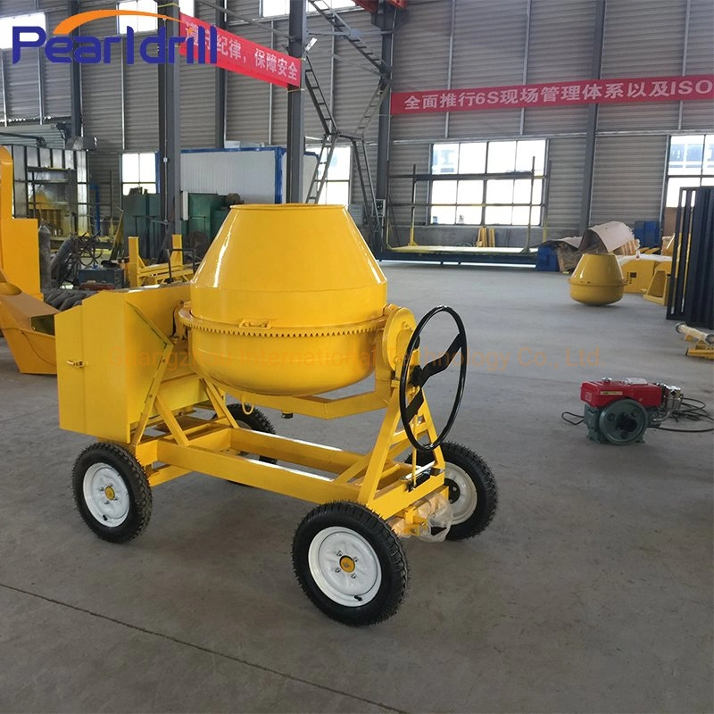 Well Made Diesel Powered Concrete Mixer with 400L 500L 600L 700L 800L