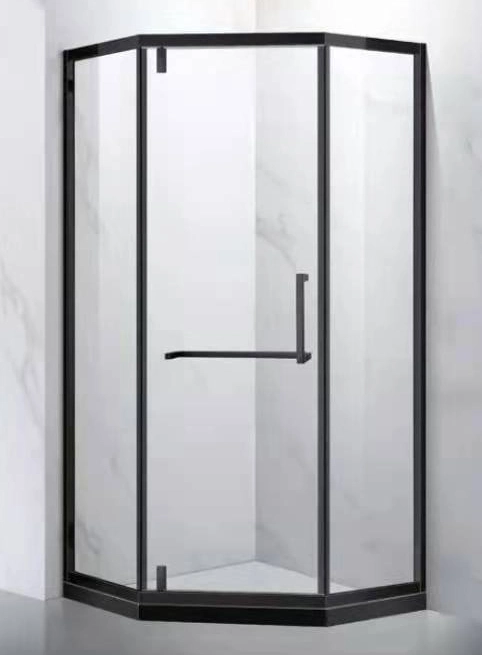 Household Stainless Steel Tempered Glass Shower Room Bathroom with Sliding Door