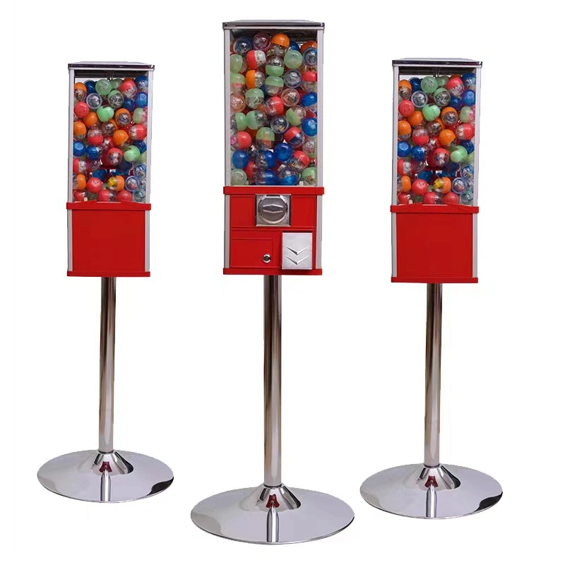 25inch hohe Qualität Square Preis Vending Machine Spielzeug Kapsel Bounce Ball Gumball für Kinder Klassische Laptop Kaffee Verkaufsmaschine