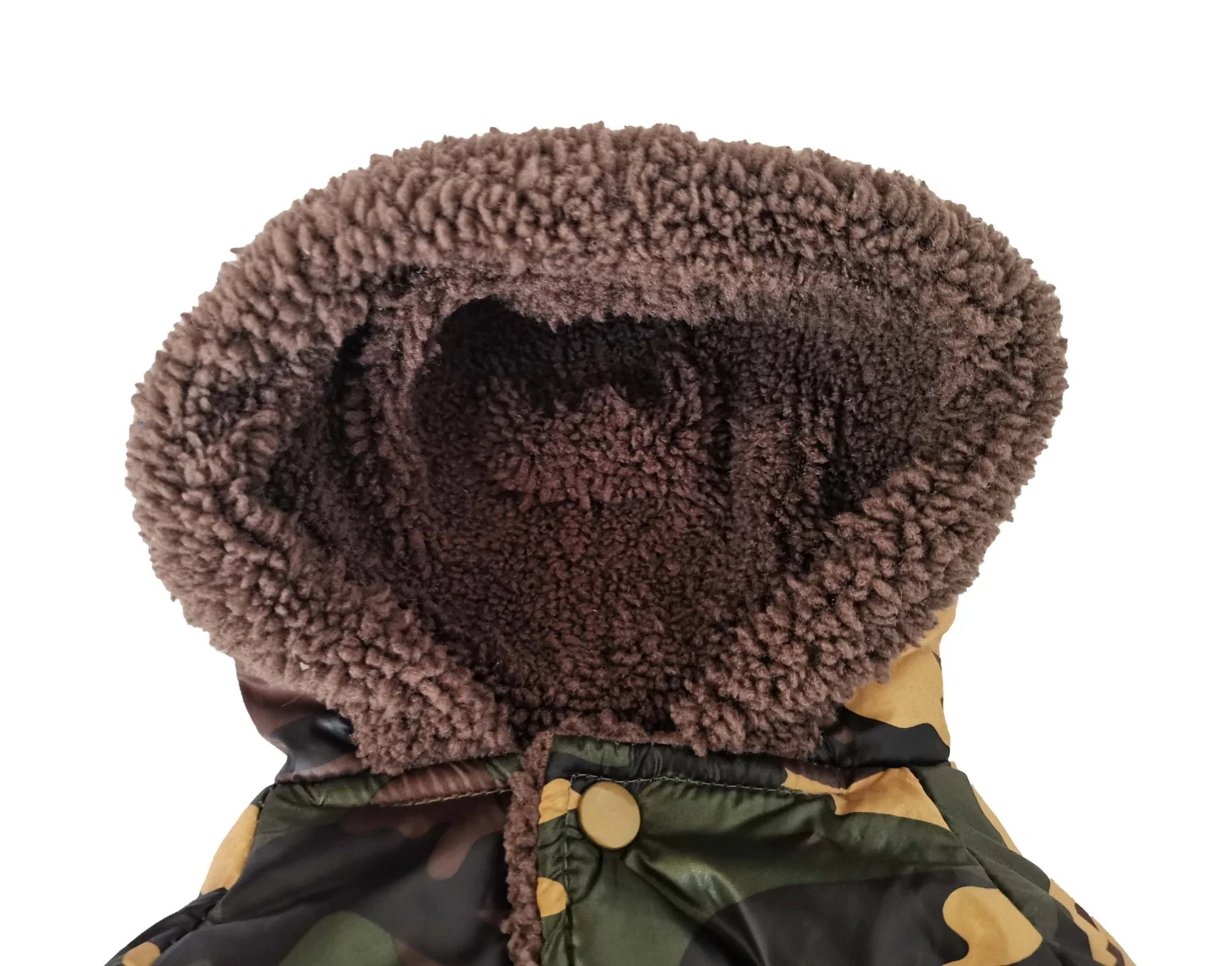 Attractive Camouflage Warm Fleece Winter Dog Hoodies Coat Pet Apparel