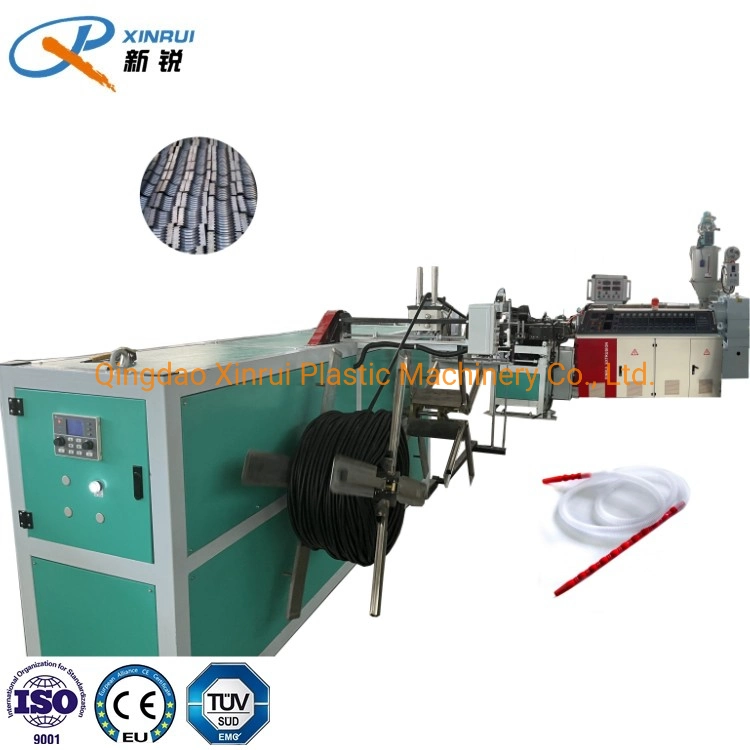 Plastic Shisha Hose Pipe Machine/Disposable Hookah Hose Pipe Extruder Single Wall Corrugated Pipe Production Line