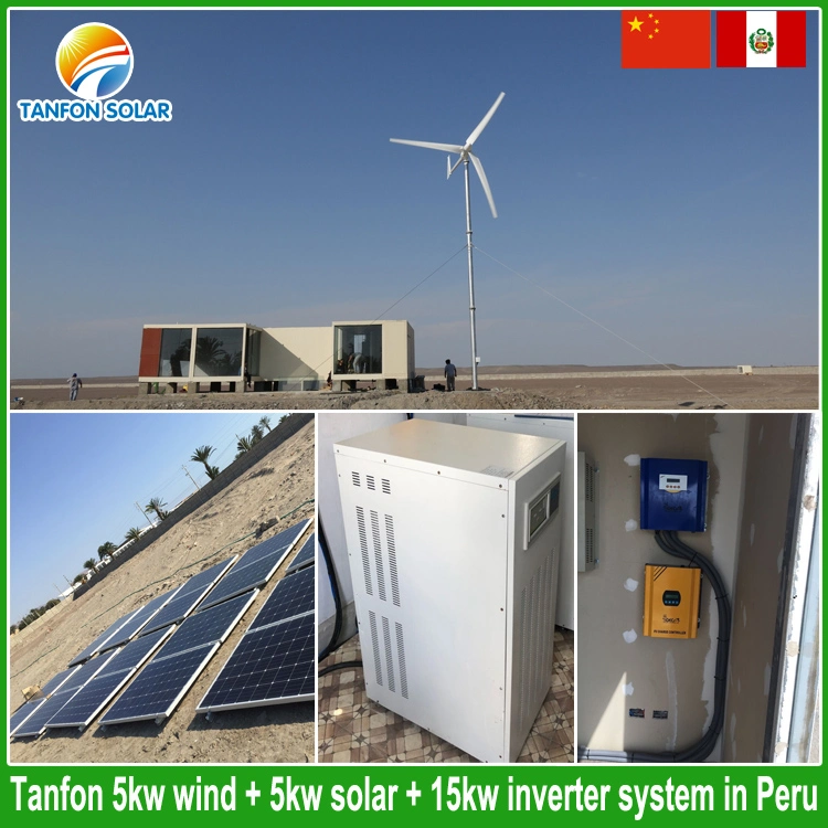 Fuera de la red inversor de fase tres sistemas de energía solar de 10kw