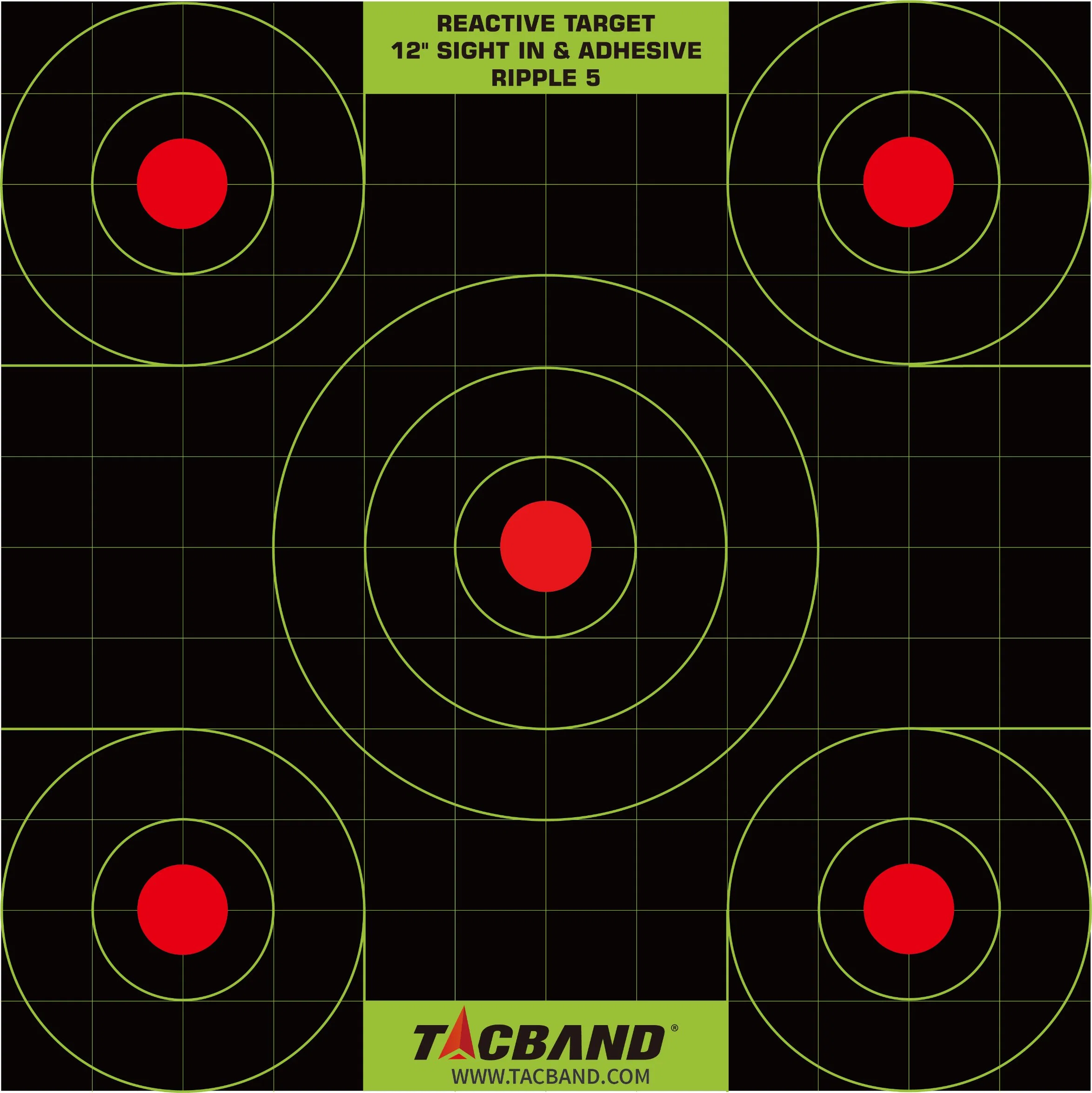 Tacband 8&prime; &prime; Reactive Target Adhesive 12&prime; &prime; Shooting Accessories