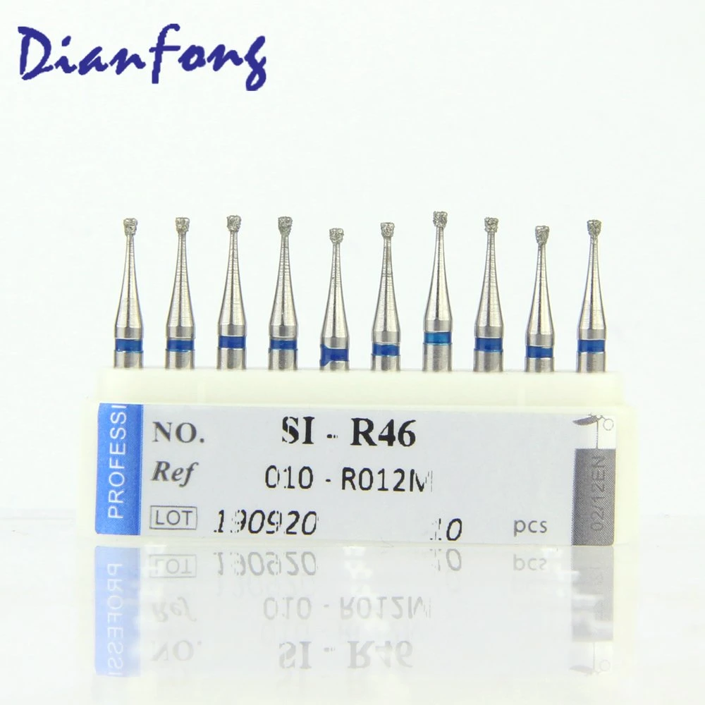 SI-R46 kontra Winkelschaft (RA/CA), einfach, invertierter Kegel, niedrige Drehzahl Dental Diamond Bur Dental Equipment Supplies