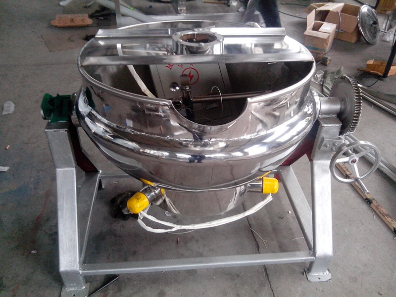 Food Sanitary Stainless Steel Tilting Type Steam Cooking Pot