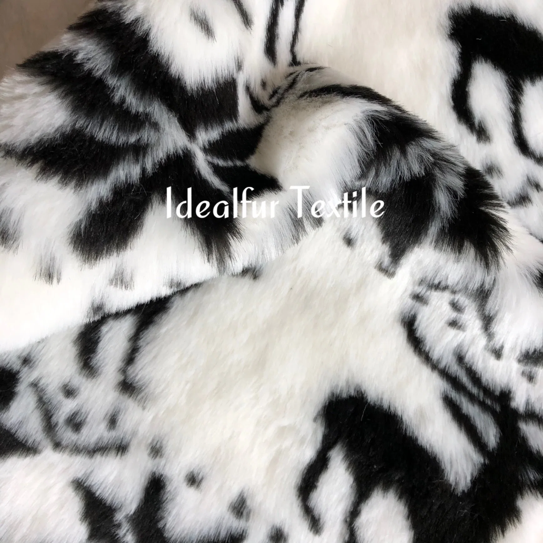 Christmas Style Printing Super Soft Imitation Rabbit Fur