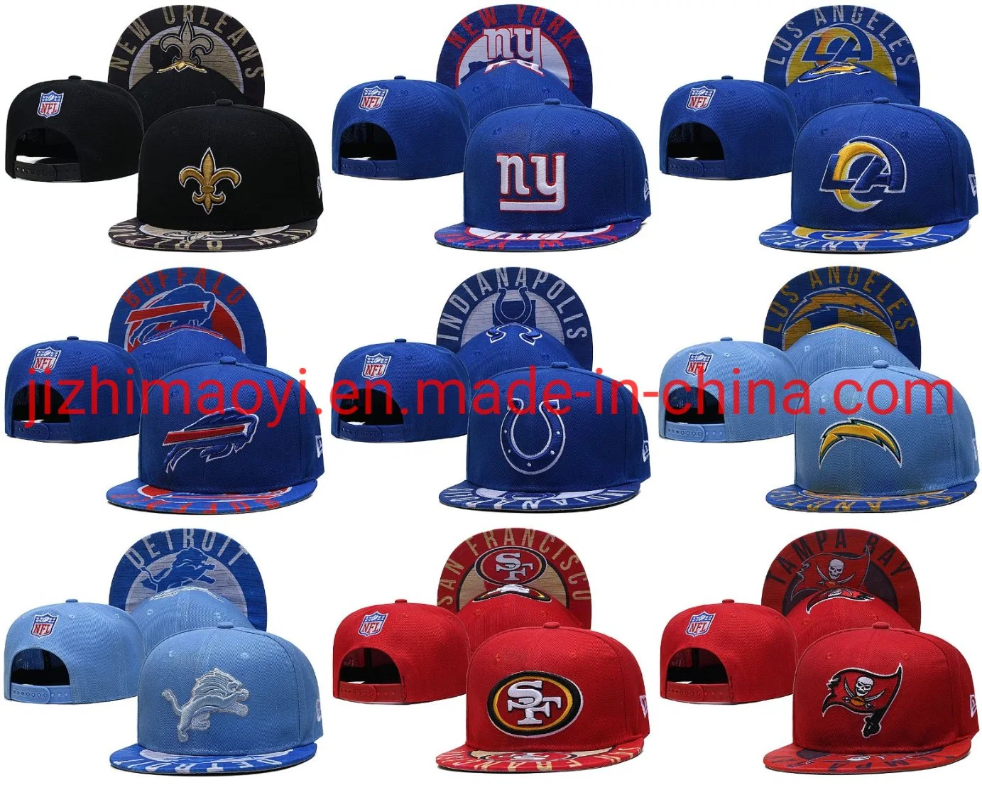 Wholesale/Supplier N-FL American Football Team Saints Caps Embroidery Fashion Snapback Sun Hats