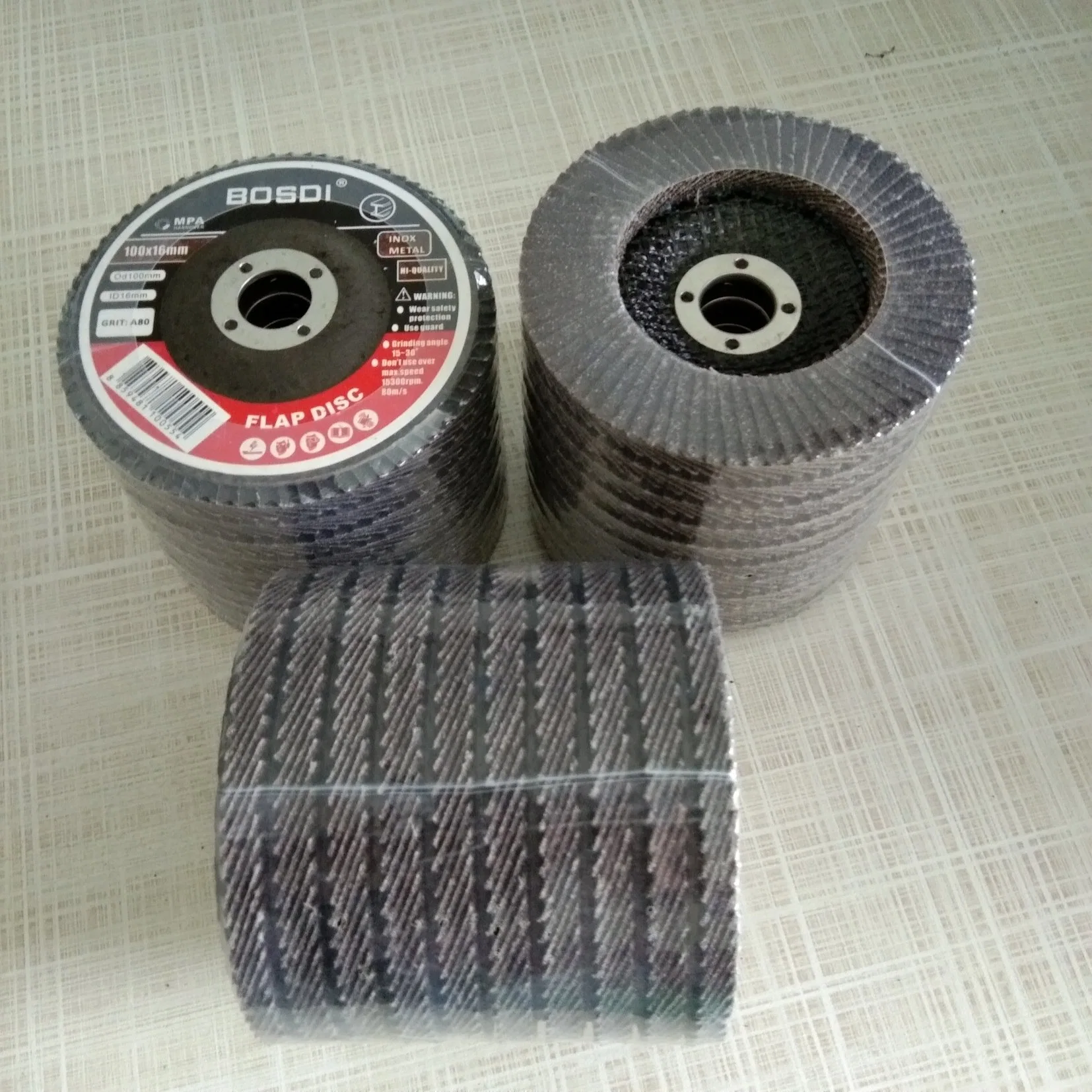 All Size High quality/High cost performance Coated Flap Disc. Grinding and Polishing Metal