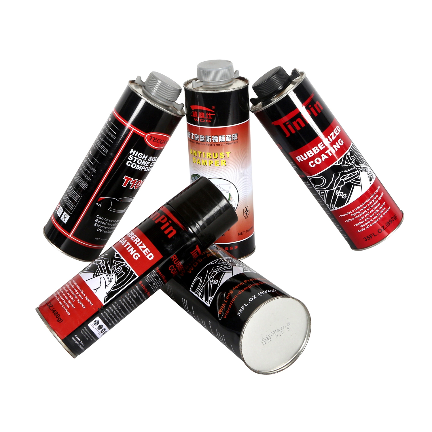 Water Based Car Undercoating Spray Paint with Rustproof Rubberized for Auto Chassis Protect