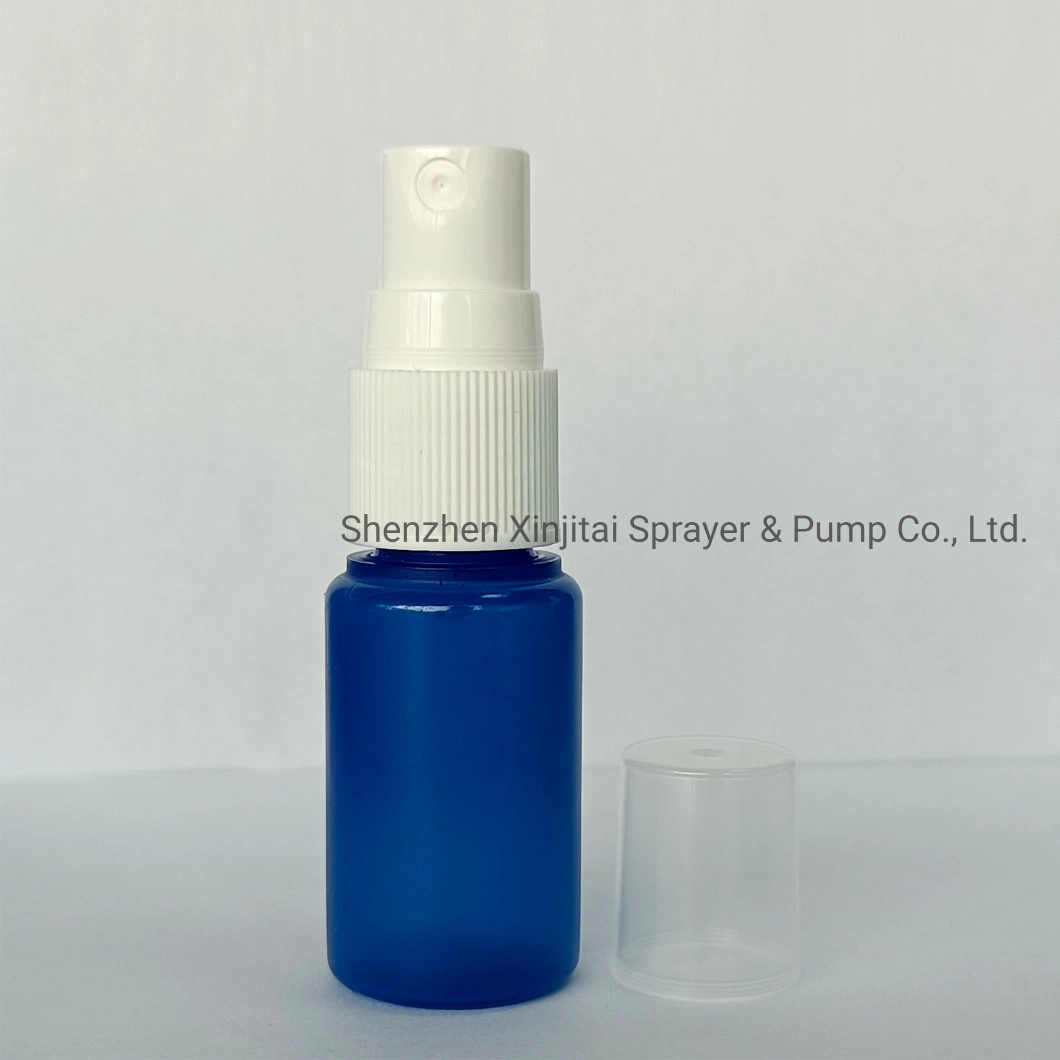 15ml PP Blue Bottle with Oral Spray Buccal Sprayer for Liquid Candy Solutions