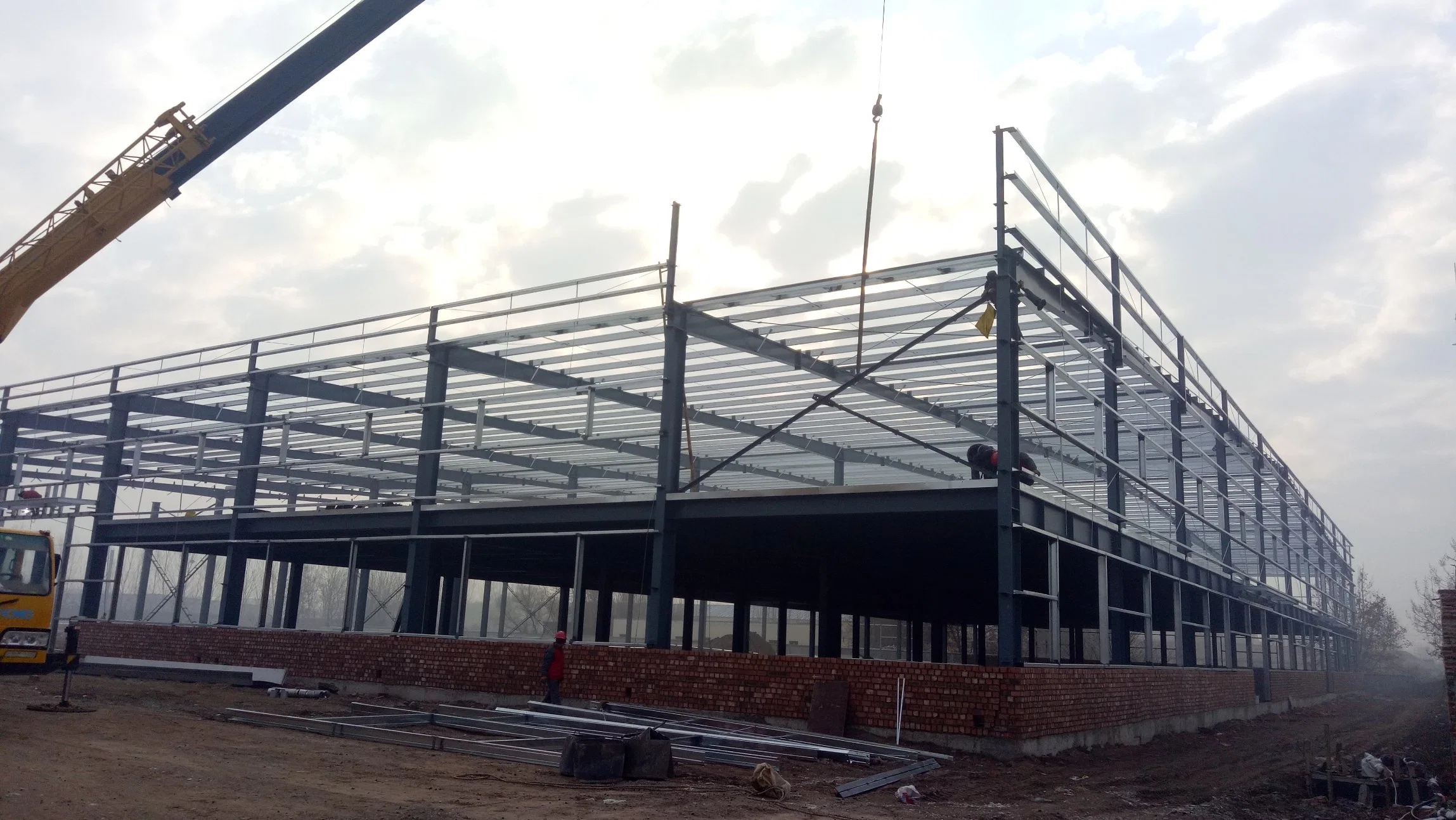Portable Prefabricated Steel Frame Construction Structure Warehouse Factory Building Plans Price