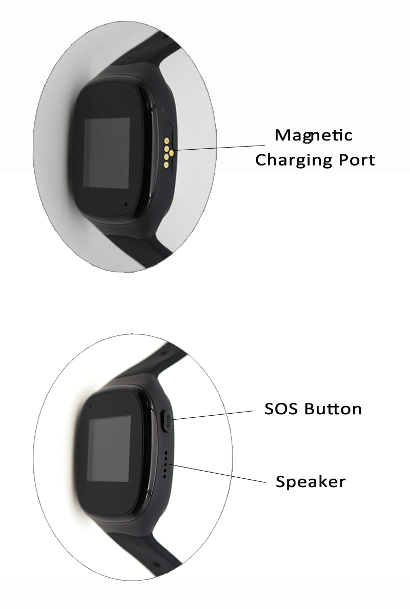 Suivi en temps réel de détection des mouvements de montres GPS intelligent 4G pour le délinquant