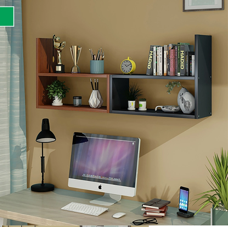 Modern Design MDF Wooden Office File Bookshelf Bookcase Corner Bookshelves Wall Shelves Library Bookshelf for Bedroom, Living Room.