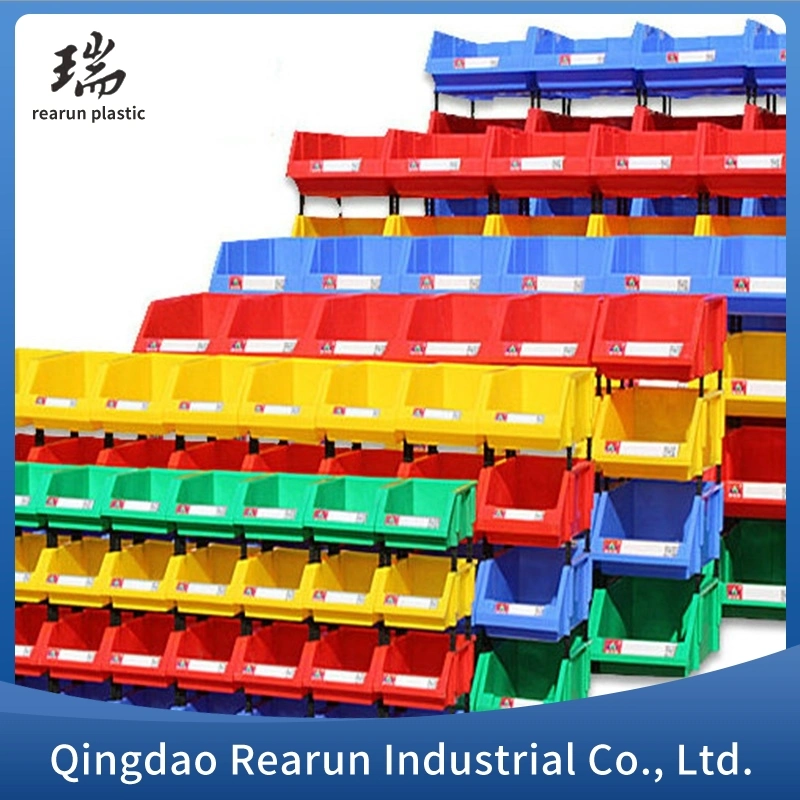 Large Size Warehouse Plastic Stackable Storage Spare Parts Bins