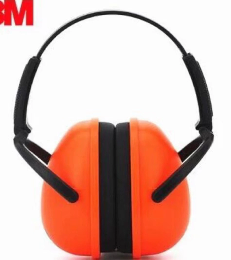 Yellow and Red Foldable Cheap Earmuffs Ear Muff Ear Protection