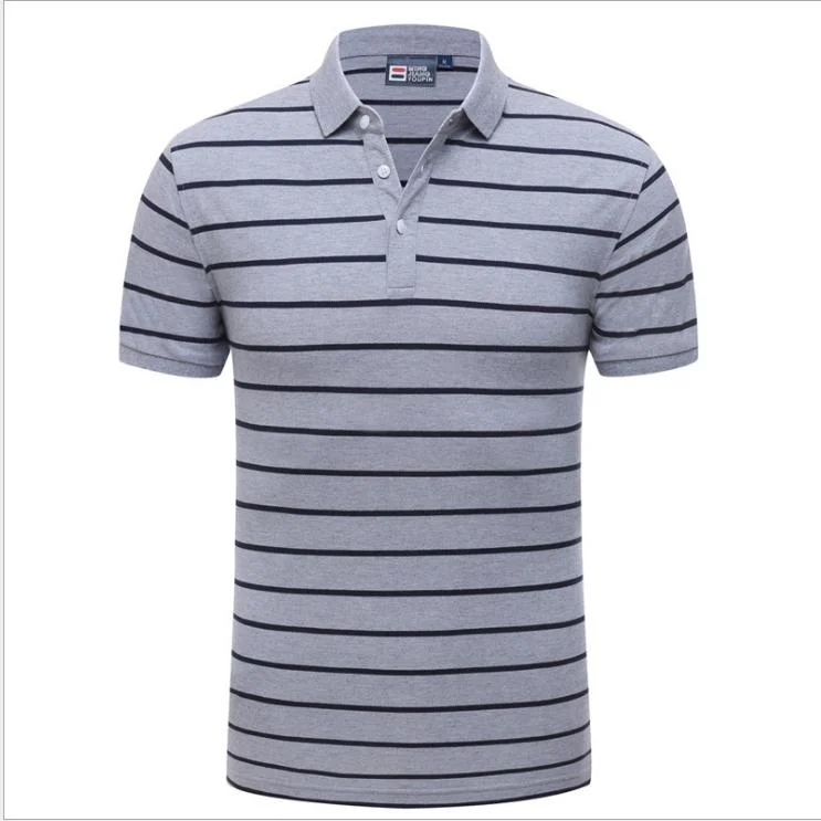 Mens Polo Shirts Moisture Wicking Stripes Dry Fit Performance Mens Golf