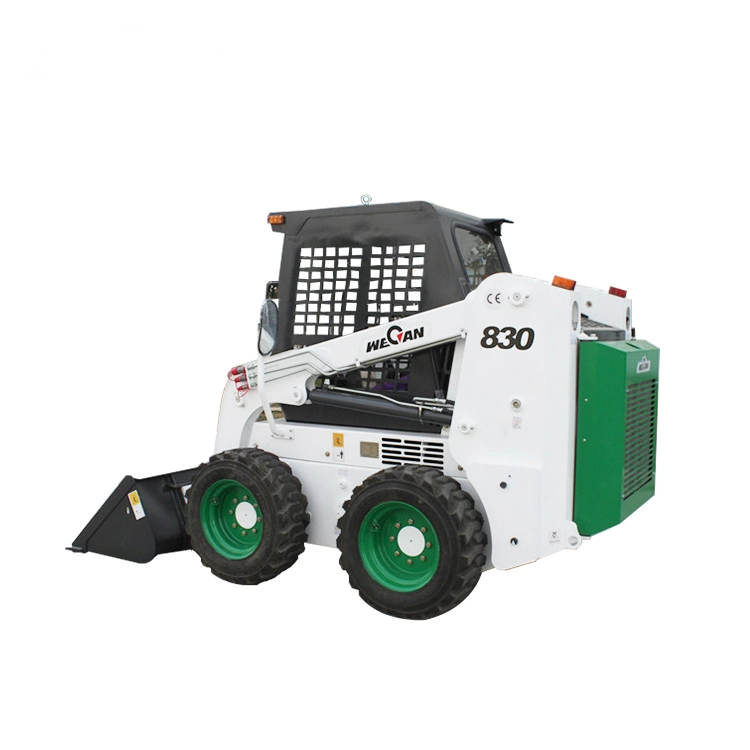 Wt830 Wecan 830kg cargadora de ruedas pequeñas Minicargador