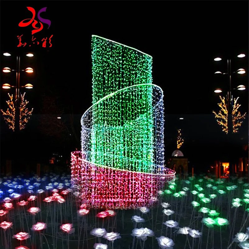 Natal iluminação LED Street Garden Holiday decorar 3D Motif