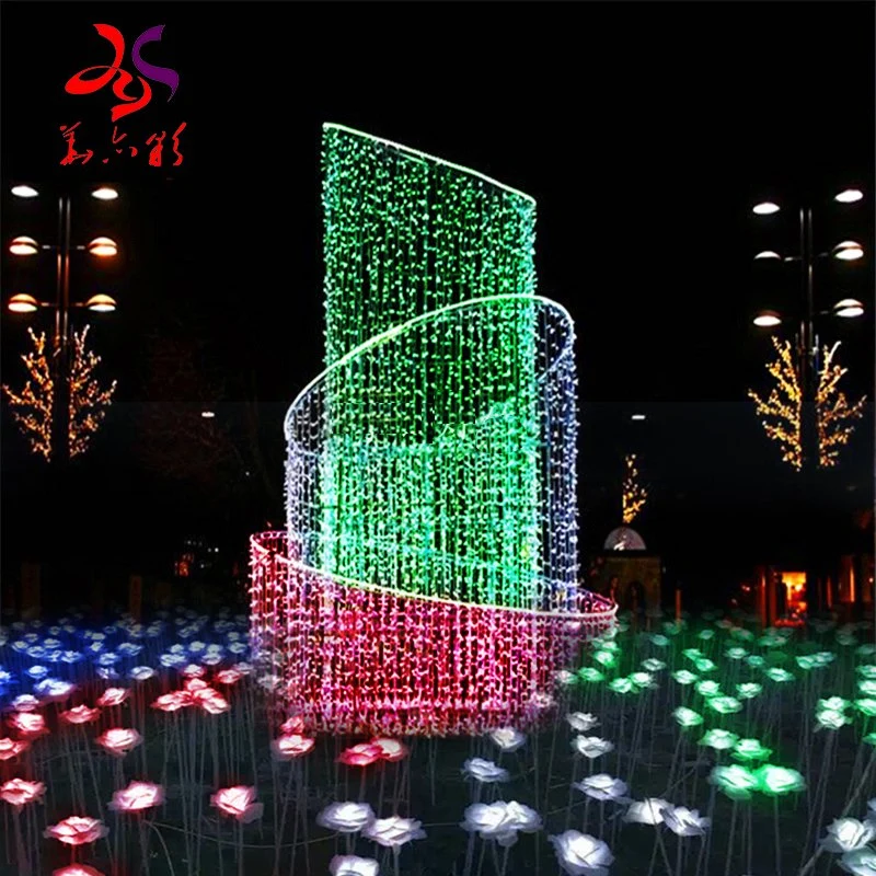 Christmas LED Lighting Street Garden Holiday Decorate 3D Motif