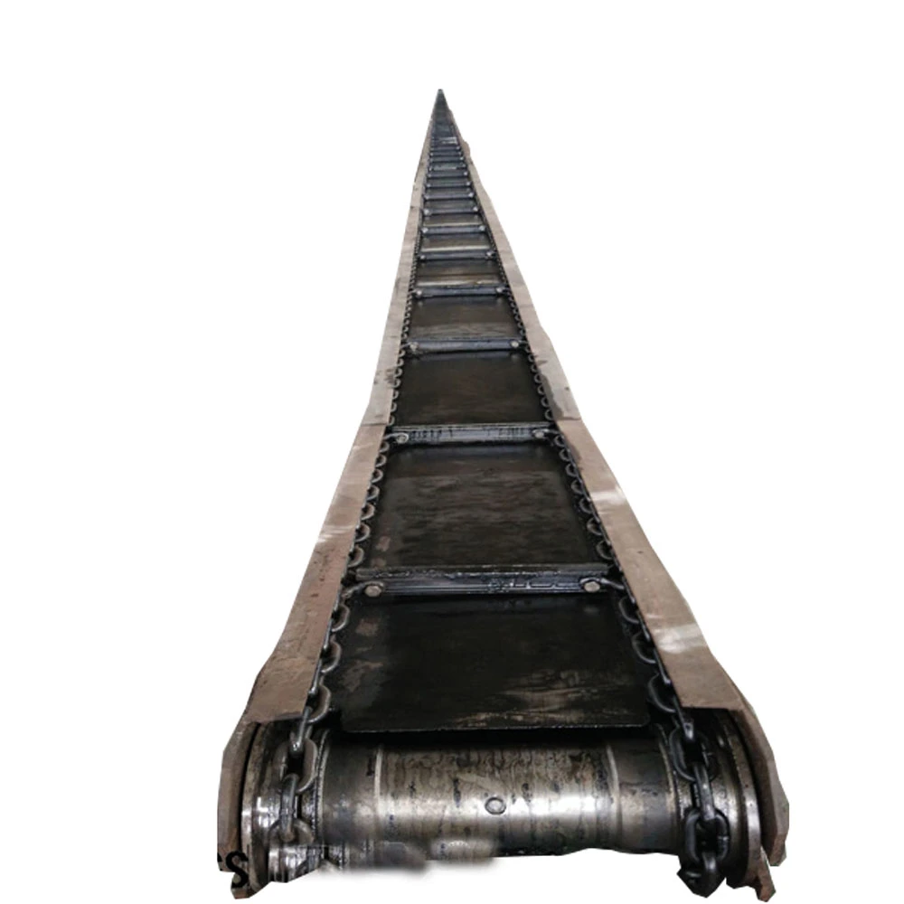 Túnel de mineração subterrânea SGB Industrial Electric horizontal e Cadeia Incline Transportadores Transportador de raspadeira de mina de carvão de aço inoxidável