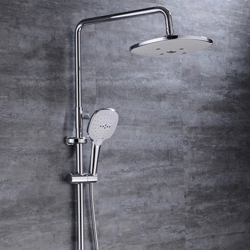 Guangzhou Smart Chrome Thermostatic Shower System Rainfall Faucet Set Mixer