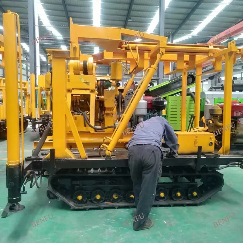 Popular Hydraulic Crawler 180m 200m Water Well Drilling Rigs for Drilling Machine