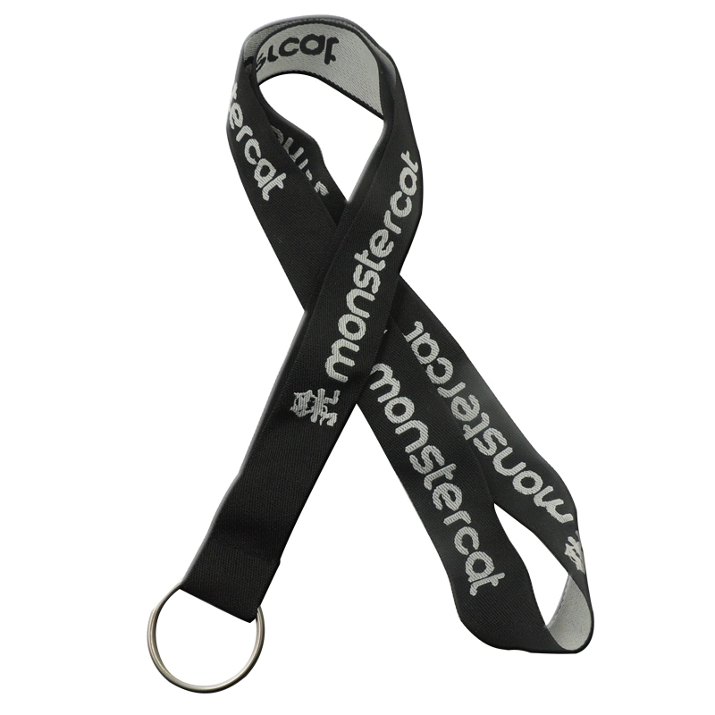 El logotipo de impresión personalizadas cuello poliéster Lanyards Sin pedido mínimo para regalo promocional cordón