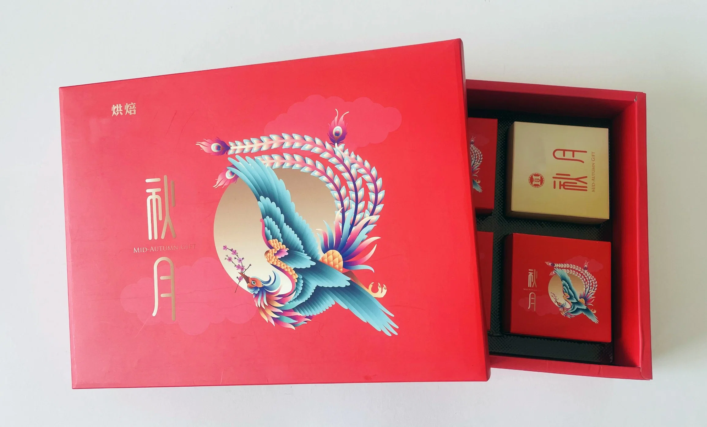 Custom Logo Printing Moon Cake Flower Single Pack Packaging Cardboard Box/Food Corrugated Paper Gift Box