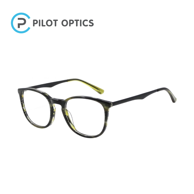 Pilot Optics Ashion Unique Acetate Optical Frames Hand Made Eyewear Eye Glasses Custom OEM Eyeglasses Frames for Men Women