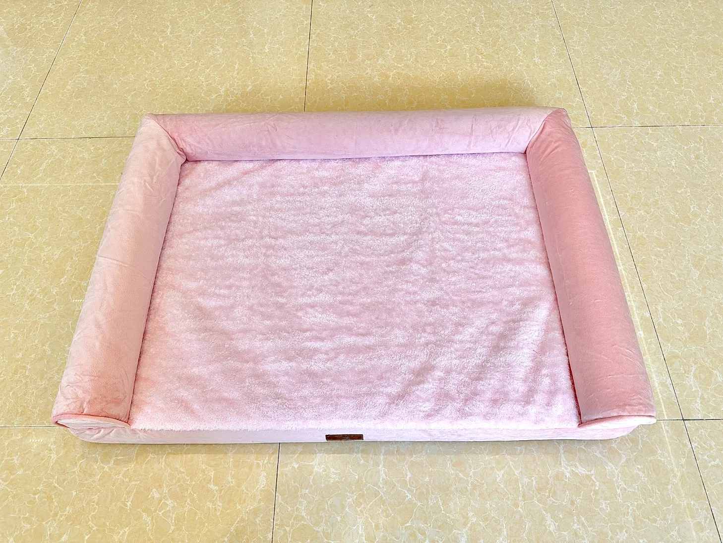 T-Form Hersteller Pet Bed Orthopädische Pet Sofa Bett für Deep Sleep Wärme Haustier Sofa für Hund und Katze Speicher Schaumstoffbett