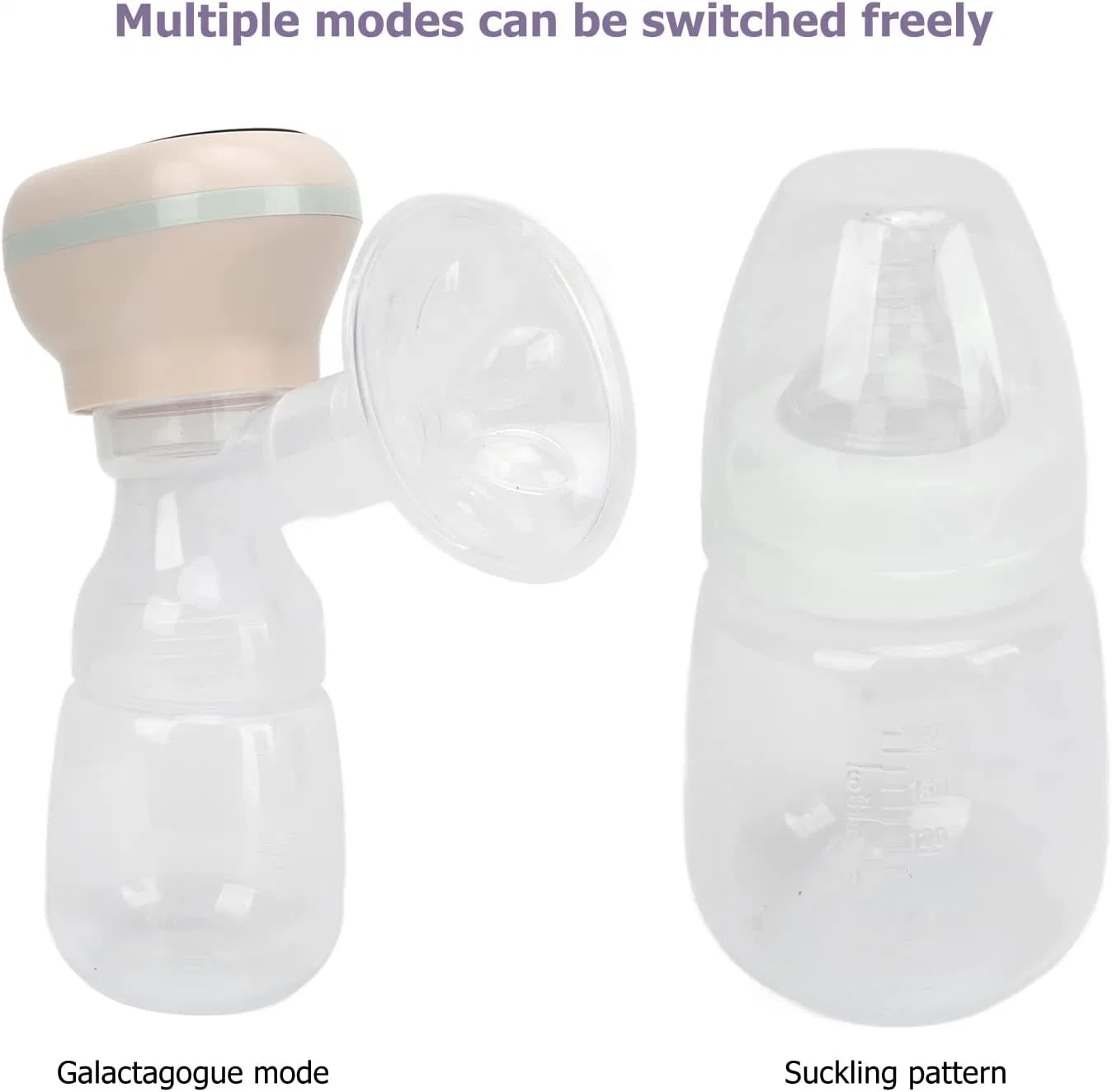 Electric Breast Pump with Soft and Comfortable Massage Cushion