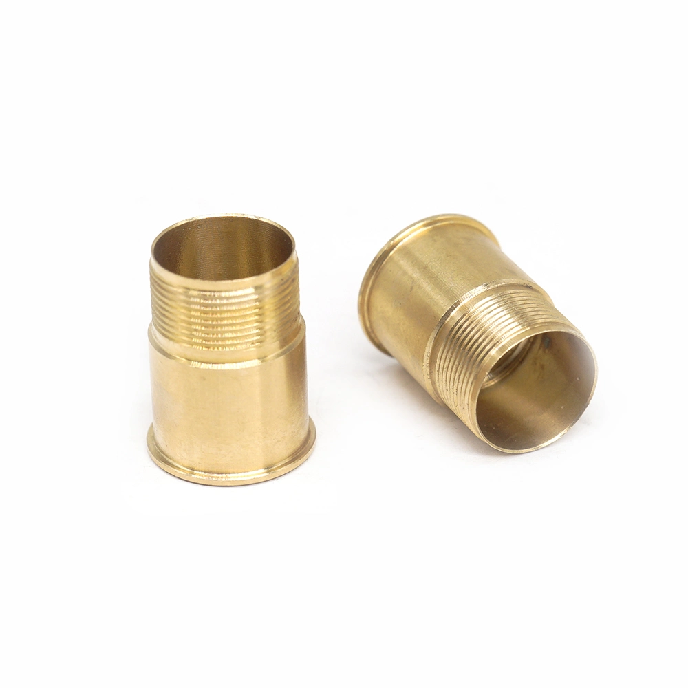 Dongguan Hardware Custom Aluminum CNC Machining Turning Part Stainless Steel Flange Spacer Pin Tube Type Brass Bushing