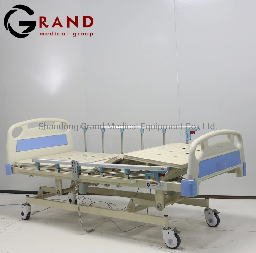 China Fornecedor móveis hospitalares Equipamentos Médicos 3 Função ajustável eléctrico cama de hospital Medical paciente do leito de enfermagem em stock