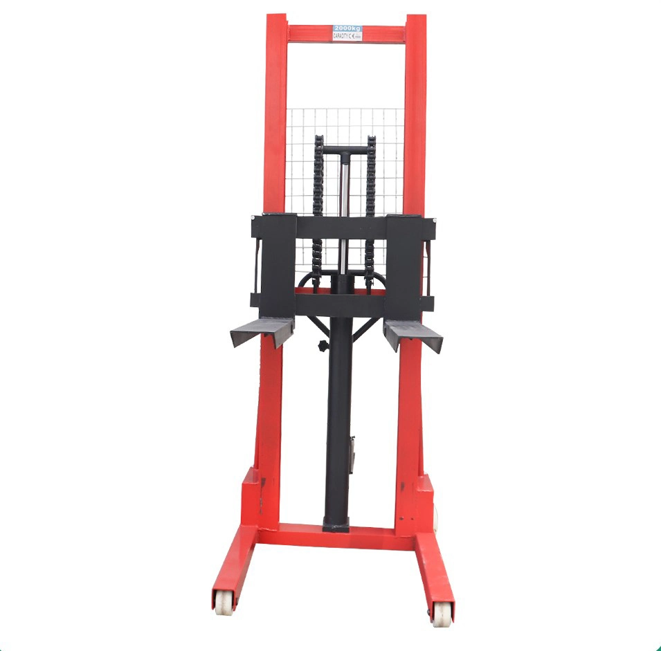 2ton 2000kg 1600mm Hand Hydraulic Manual Forklift Manual Pallet Stacker