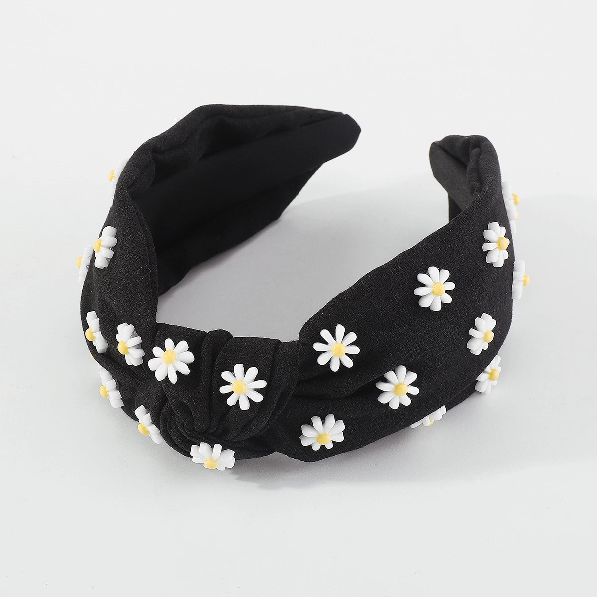 Moda Flor Cabello Accesorios Dulce Daisy pelo banda Knotted Headband