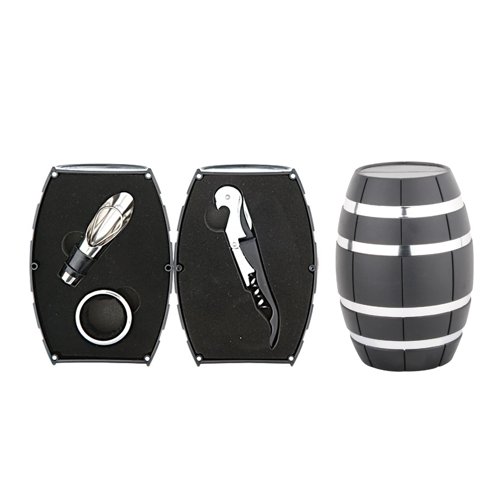 Oak Barrel Shaped Wine Set (608012-B)