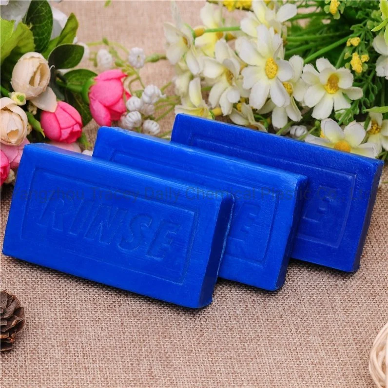 150g 200g Blue Color with Lemon Scent Natural Plant Vegetable Base Organic Laundry Soap, Cheap Bar Soap Detergent Washing Cloth Soap Factory