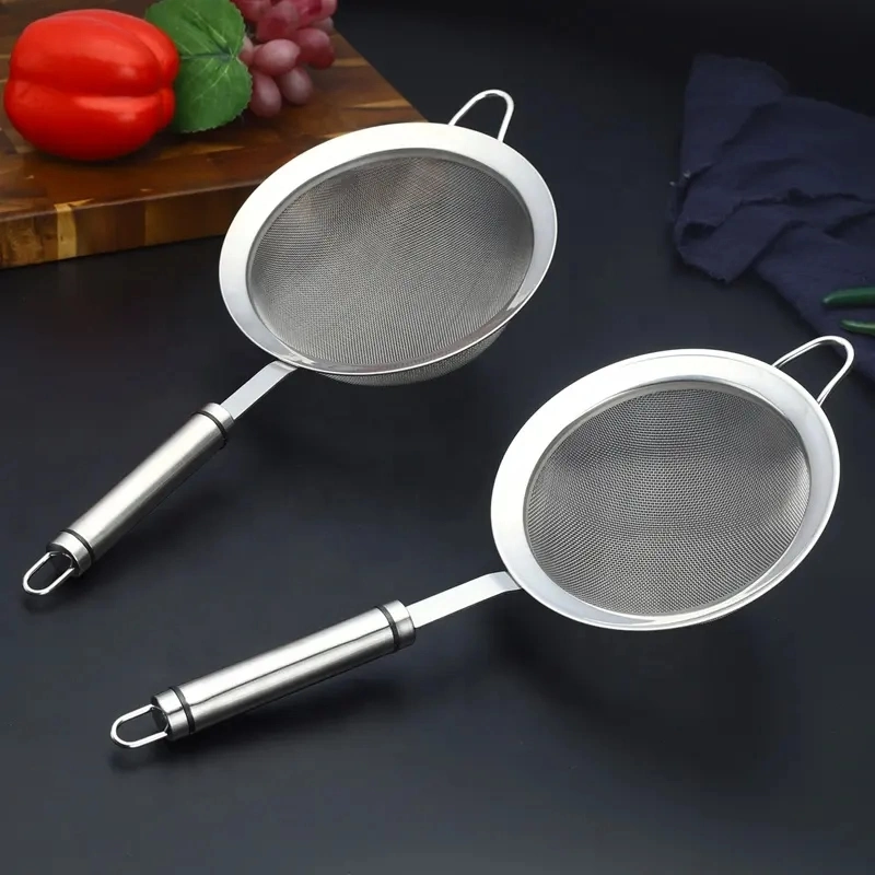 Amazon Price Mesh Sieve Kitchen Accessories Stainless Steel Gadgets Food Colander