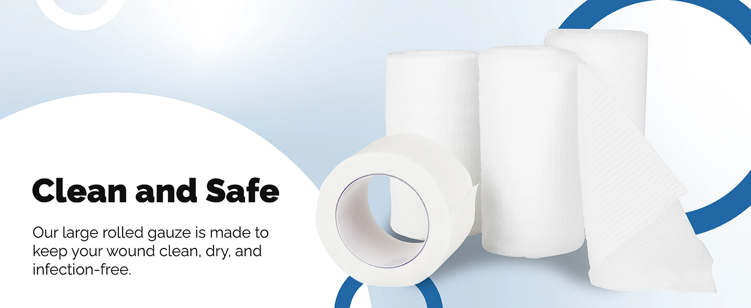 Medical Absorbent Cotton Gauze Roll Dressing Gauze Roll