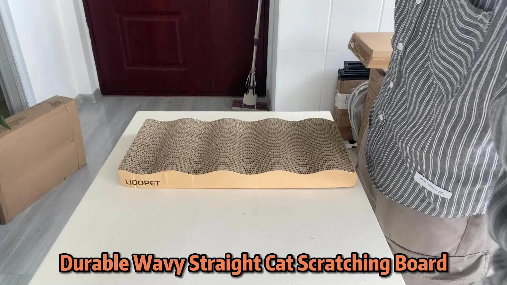 Vente en gros carton chat Toy robuste Cat scratch Pad Board Wall