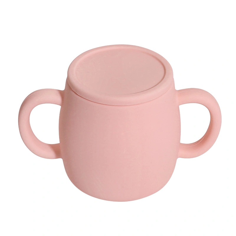 Children's Silicone Snack Cup with Handle