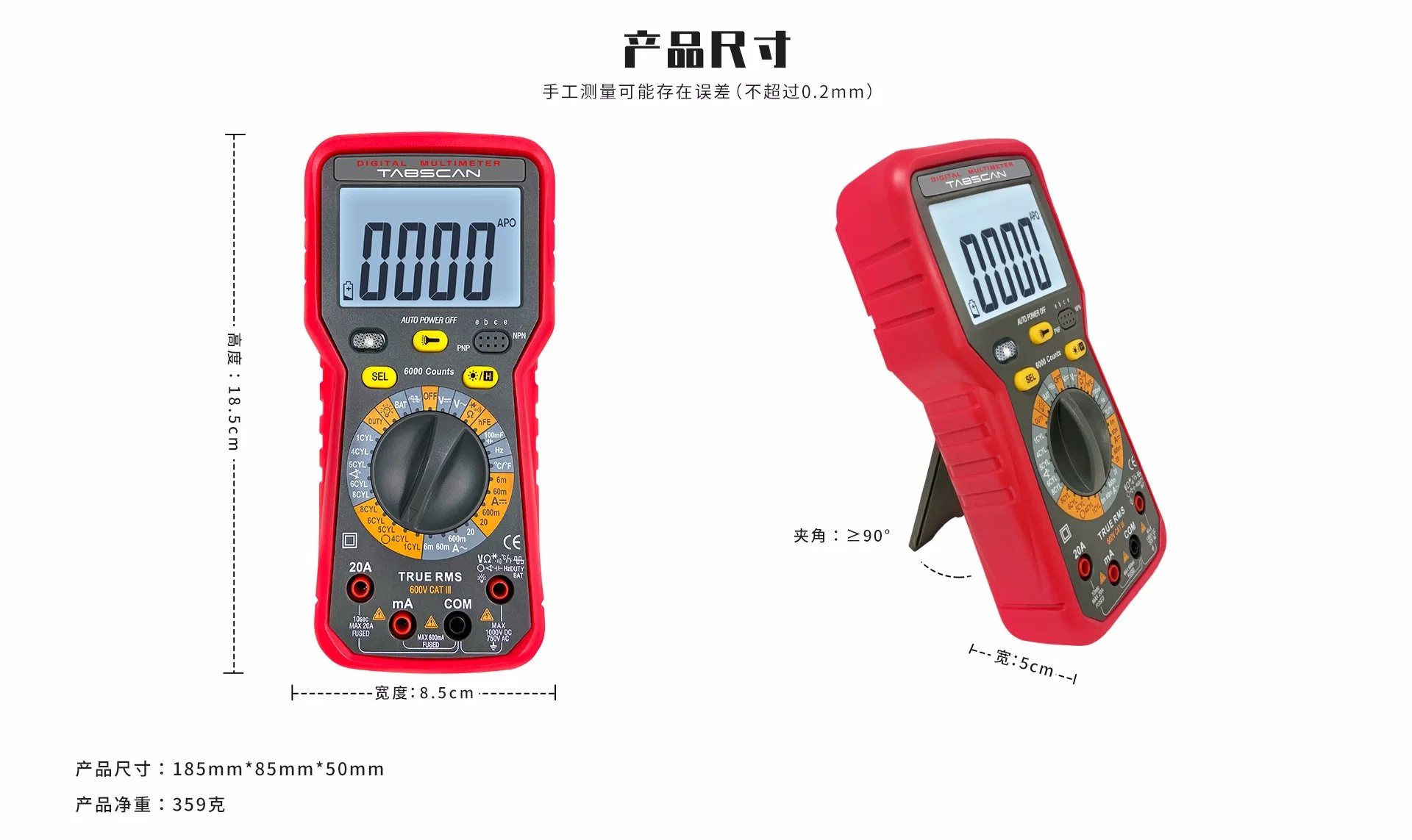 Counts Digital Multimeter User's Manual