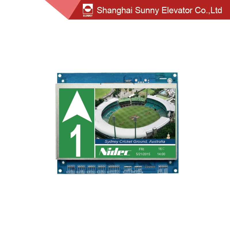 Slim Vertical Screen Wall Mount Digital Signage Elevator LCD Display