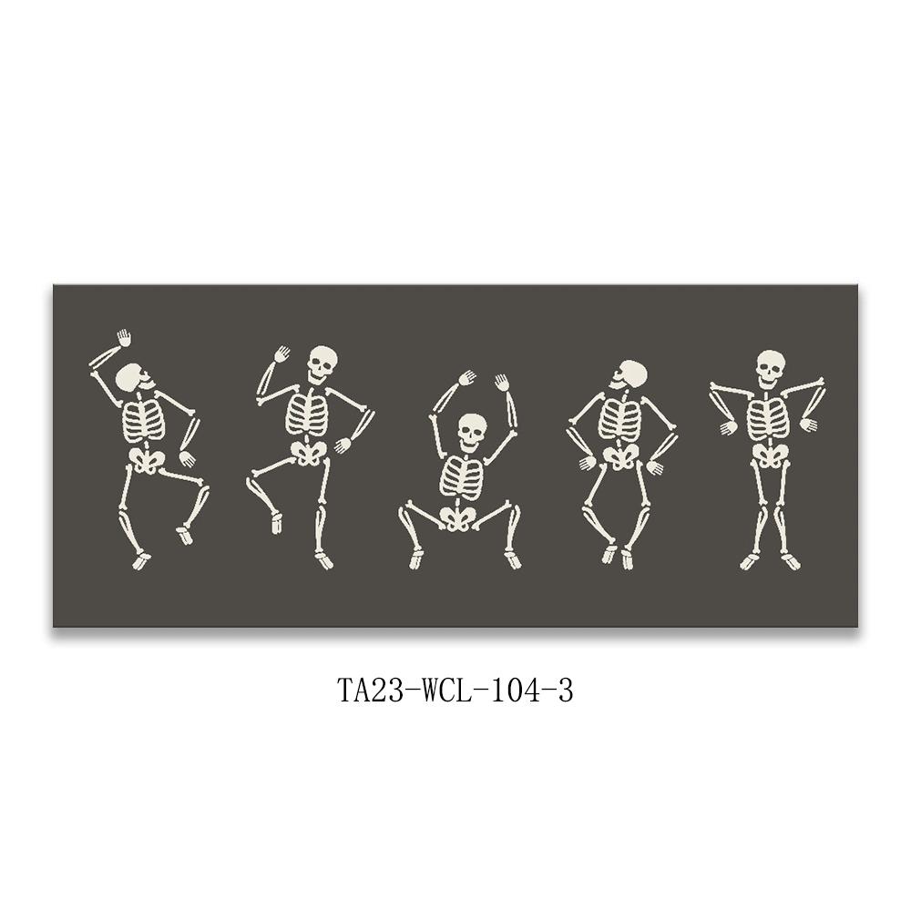 Skeleton Bones Dancing Print Canvas Art Digital Printed Wall Art Modern Wall Art Picture for Living Room Decoration