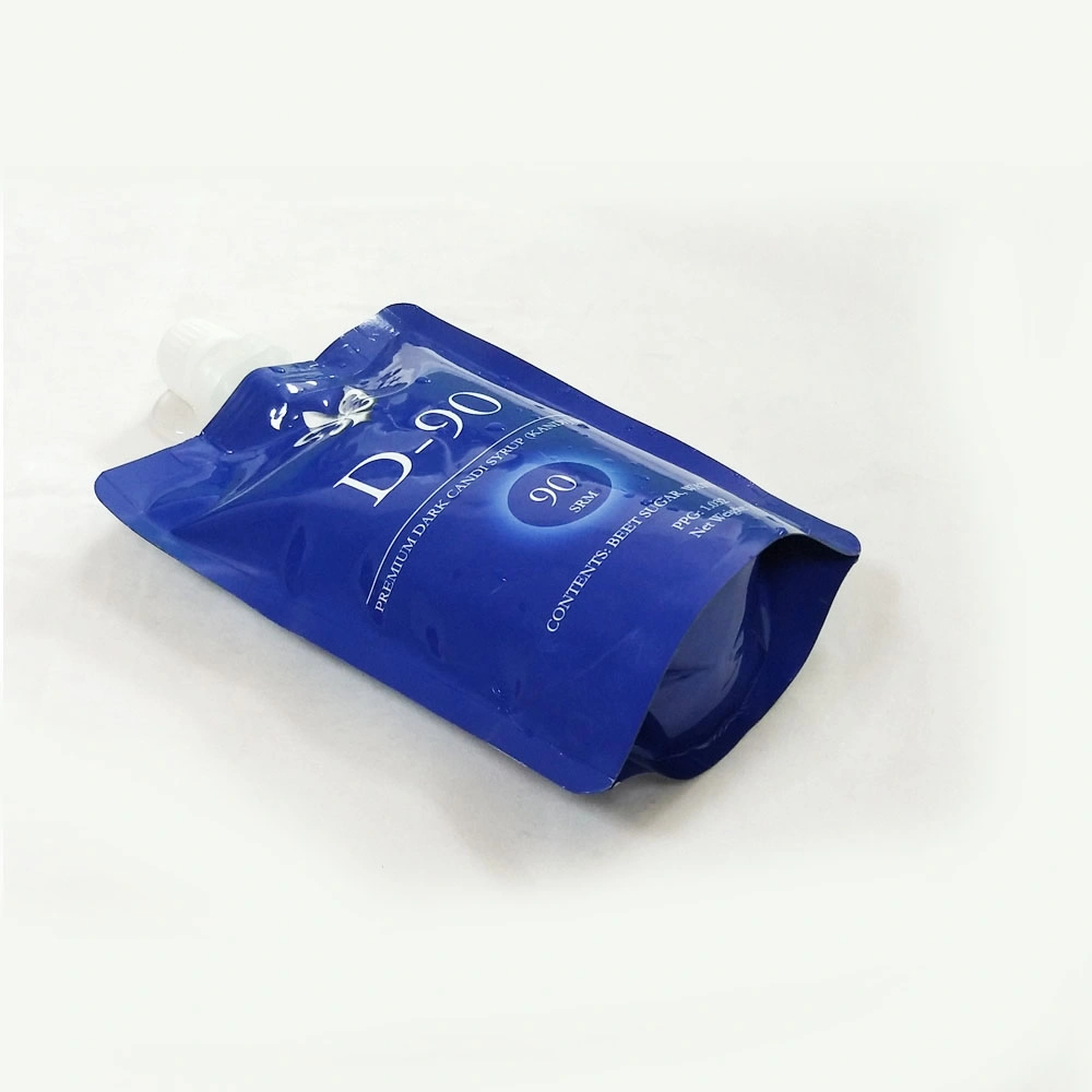 Free Sample Side Heat Seal Small Run Pink Cosmetic 250ml 500ml Disposable Drink Pouch Plastic Bag with Spout